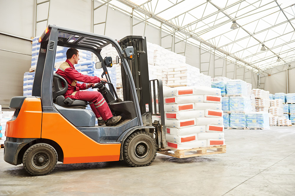 Load Centre การยกสินค้า forklift